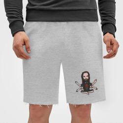Мужские трикотажные шорты футер хлопок Leos мыслитель - фото 2