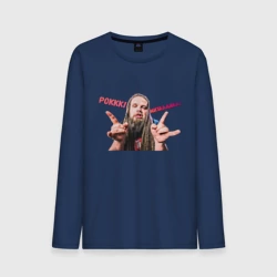 Мужской лонгслив хлопок Leos роккк миталлика