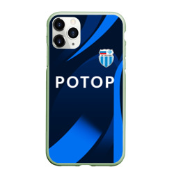 Чехол для iPhone 11 Pro матовый ФК Ротор - Волгоградский клуб - Синяя