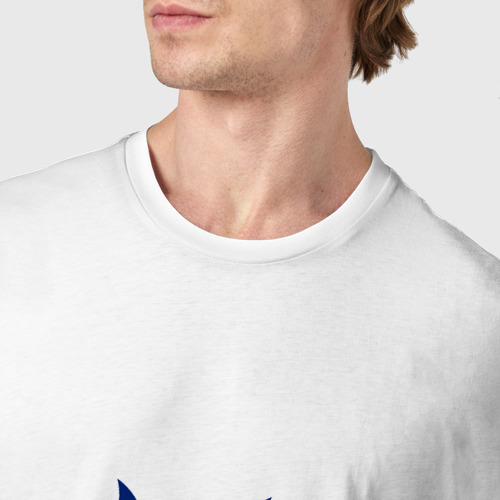 Мужская футболка хлопок Team Kraken, цвет белый - фото 6