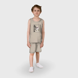 Детская пижама с шортами хлопок Сюити - Глейпнир - фото 2