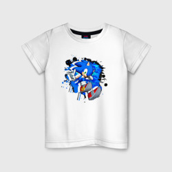Детская футболка хлопок Ёжик Соник - видеоигра