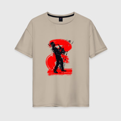 Женская футболка хлопок Oversize Jazzman