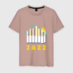 Jazz City – Мужская футболка хлопок с принтом купить со скидкой в -20%