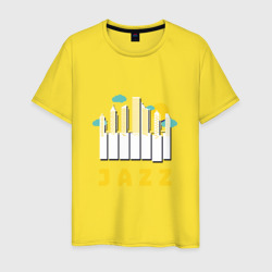 Jazz City – Мужская футболка хлопок с принтом купить со скидкой в -20%