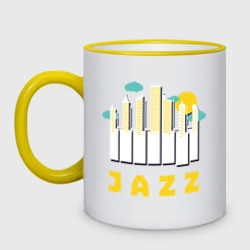 Кружка двухцветная Jazz City