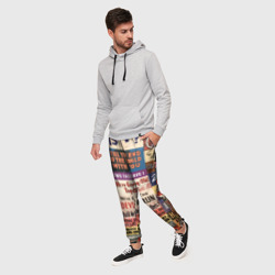 Мужские брюки 3D Рекламные стикеры - retro - фото 2