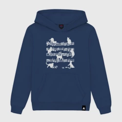 Женская толстовка хлопок Cats Music