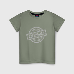 Детская футболка хлопок Azerbaijan Grey