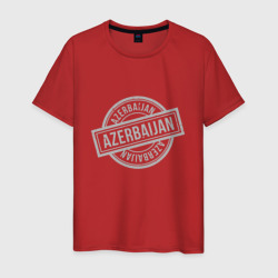 Azerbaijan Grey – Мужская футболка хлопок с принтом купить со скидкой в -20%