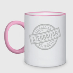 Кружка двухцветная Azerbaijan Grey