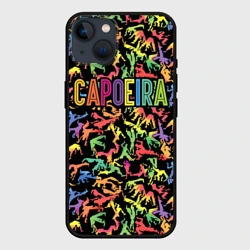Чехол для iPhone 14 Capoeira colorful mens
