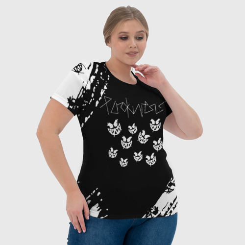 Женская футболка 3D с принтом Pyrokinesis - рэп, фото #4