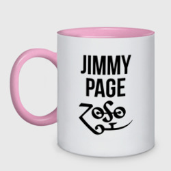 Кружка двухцветная Jimmy Page - Led Zeppelin