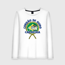 Женский лонгслив хлопок Cordao de ouro Capoeira flag of Brazil