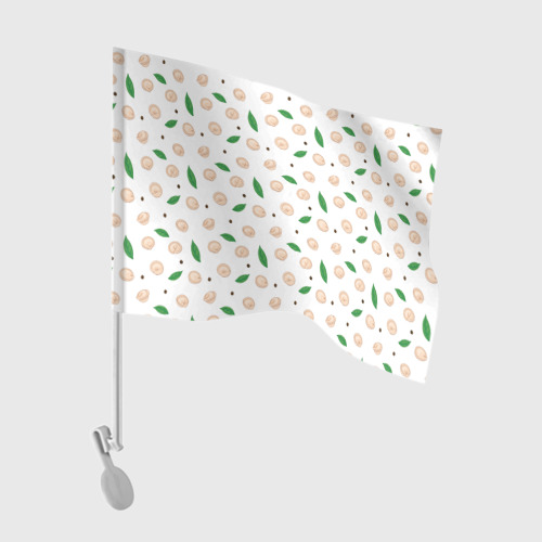 Флаг для автомобиля Пельмени с лавровым листом и перцем