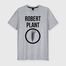 Мужская футболка хлопок Slim Robert Plant - Led Zeppelin
