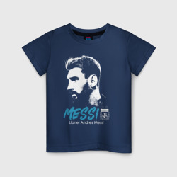 Детская футболка хлопок Лионель Месси Аргентина