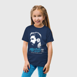 Детская футболка хлопок Лионель Месси Аргентина - фото 2