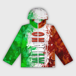 Женская ветровка 3D Флаг Италии - кляксы