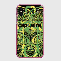 Чехол для iPhone XS Max матовый Capoeira pattern