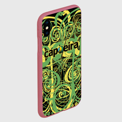 Чехол для iPhone XS Max матовый Capoeira pattern - фото 2