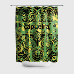 Штора 3D для ванной Capoeira pattern