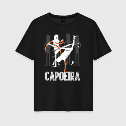 Женская футболка хлопок Oversize Capoeira - contactless combat