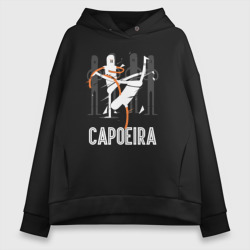 Женское худи Oversize хлопок Capoeira - contactless combat