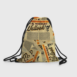 Рюкзак-мешок 3D Vintage Journal