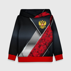 Детская толстовка 3D Red & black Russia