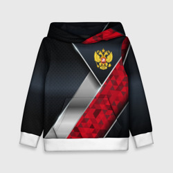 Детская толстовка 3D Red & black Russia