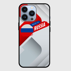 Чехол для iPhone 13 Pro Welcome to Russia red  white