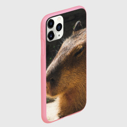 Чехол для iPhone 11 Pro Max матовый Капибара спит - фото 2