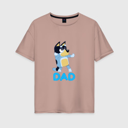 Женская футболка хлопок Oversize Doggy Dad