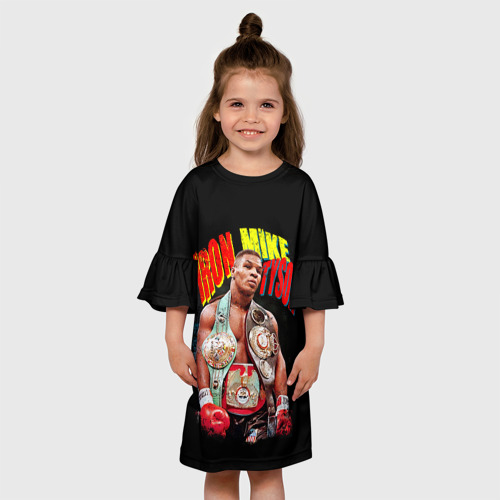Детское платье 3D Майк Тайсон боксер - фото 4