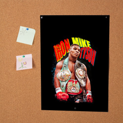 Постер Майк Тайсон боксер - фото 2