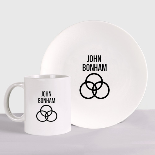 Набор: тарелка + кружка John Bonham - Led Zeppelin