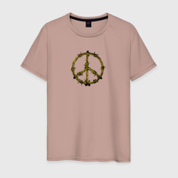 Мужская футболка хлопок Пацифика символ мира