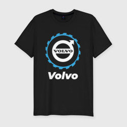 Мужская футболка хлопок Slim Volvo в стиле Top Gear