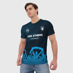 Мужская футболка 3D AEK Athens legendary форма фанатов - фото 2