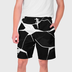 Мужские шорты 3D Черно-белая классика