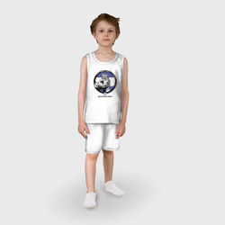 Детская пижама с шортами хлопок Krav-maga tiger emblem - фото 2