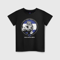 Детская футболка хлопок Krav-maga emblem tiger