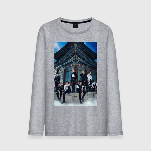 Мужской лонгслив хлопок Stray Kids Thunderous