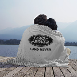 Плед 3D Land Rover с потертостями на светлом фоне - фото 2