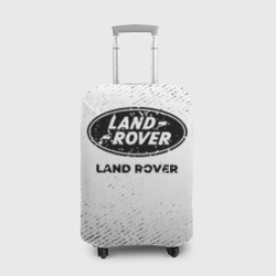 Чехол для чемодана 3D Land Rover с потертостями на светлом фоне