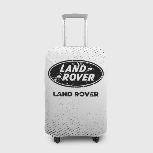 Чехол для чемодана 3D Land Rover с потертостями на светлом фоне, цвет 3D печать