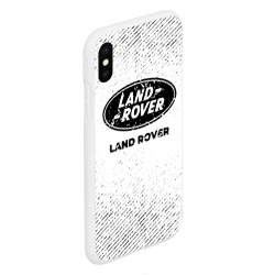 Чехол для iPhone XS Max матовый Land Rover с потертостями на светлом фоне - фото 2