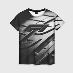 Женская футболка 3D Formula 1 - Dark theme